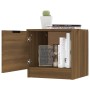 Bedside tables 2 units in brown oak color 40x39x40 cm by vidaXL, Nightstands - Ref: Foro24-817032, Price: 46,10 €, Discount: %