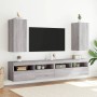 TV wall furniture with LED lights 2 units Sonoma gray 30.5x35x70 cm by , TV Furniture - Ref: Foro24-837243, Price: 108,95 €, ...