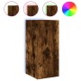 TV wall furniture LED lights 2 pcs smoked oak 30.5x35x70 cm by , TV Furniture - Ref: Foro24-837241, Price: 89,89 €, Discount: %