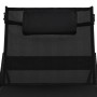 Sun lounger with black synthetic rattan cushion by vidaXL, Loungers - Ref: Foro24-44717, Price: 88,98 €, Discount: %