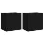 Muebles TV de pared 2 uds madera ingeniería negro 40,5x30x40 cm de , Muebles TV - Ref: Foro24-836899, Precio: 53,53 €, Descue...