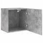 Wall TV cabinets 2 pcs wood gray concrete 40.5x30x40 cm by , TV Furniture - Ref: Foro24-836903, Price: 57,45 €, Discount: %