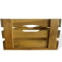 Caja de manzanas de jardín para plantar de madera de acacia de vidaXL, Maceteros y jardineras - Ref: Foro24-43791, Precio: 55...