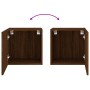 Mueble TV de pared madera ingeniería roble ahumado 40,5x30x40cm de , Muebles TV - Ref: Foro24-836908, Precio: 35,27 €, Descue...