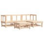 Garden sofa set 5 pieces solid pine wood by , Garden sets - Ref: Foro24-3186158, Price: 244,99 €, Discount: %