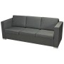 Conjunto de sofás 2 unidades tela gris oscuro de , Sofás - Ref: Foro24-274214, Precio: 765,77 €, Descuento: %