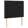 Headboards 2 units of black velvet 80x5x78/88 cm by , Headboards and footboards - Ref: Foro24-3116224, Price: 63,99 €, Discou...