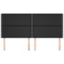 Headboards 4 units of black synthetic leather 100x5x78/88 cm by , Headboards and footboards - Ref: Foro24-3116300, Price: 133...