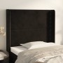 Headboard with black velvet ears 83x16x118/128 cm by , Headboards and footboards - Ref: Foro24-3119472, Price: 86,12 €, Disco...