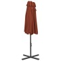 Garden umbrella with aluminum pole 460x270 cm terracotta by vidaXL, Umbrellas - Ref: Foro24-44872, Price: 154,80 €, Discount: %