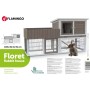 FLAMINGO Floret Urban Hutch brown 165x61.5x91 cm by FLAMINGO, Cages and habitats for small animals - Ref: Foro24-439654, Pric...