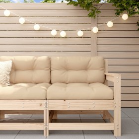 Garten-Ecksofa aus massivem Kiefernholz von , Modulare Sofas für den Außenbereich - Ref: Foro24-825499, Preis: 62,99 €, Rabat...