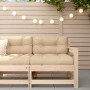 Garden corner sofa solid pine wood by , Modular outdoor sofas - Ref: Foro24-825499, Price: 62,56 €, Discount: %