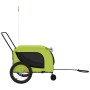 Pet Bicycle Trailer Iron Oxford Cloth Green Black by , pet strollers - Ref: Foro24-94032, Price: 86,29 €, Discount: %