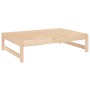 Garden stool solid pine wood 120x80 cm by , Modular outdoor sofas - Ref: Foro24-825709, Price: 83,07 €, Discount: %