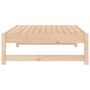 Garden stool solid pine wood 120x80 cm by , Modular outdoor sofas - Ref: Foro24-825709, Price: 83,07 €, Discount: %