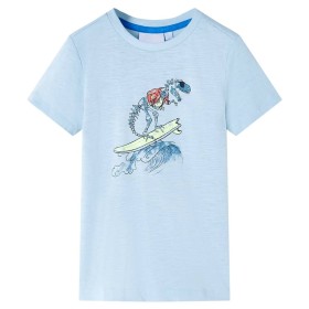 Camiseta infantil azul claro 92 de , Camisetas para niños - Ref: Foro24-12559, Precio: 9,99 €, Descuento: %