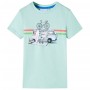 Light mint green children's t-shirt 140 by , Kids T-shirts - Ref: Foro24-12048, Price: 10,99 €, Discount: %