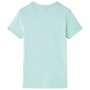 Light mint green children's t-shirt 140 by , Kids T-shirts - Ref: Foro24-12048, Price: 10,99 €, Discount: %