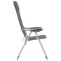 Folding camping chairs 4 units gray aluminum by vidaXL, camping furniture - Ref: Foro24-44307, Price: 211,69 €, Discount: %