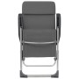 Folding camping chairs 4 units gray aluminum by vidaXL, camping furniture - Ref: Foro24-44307, Price: 211,69 €, Discount: %