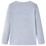 Children's long-sleeved gray melange t-shirt 92 by , Kids T-shirts - Ref: Foro24-13259, Price: 8,99 €, Discount: %