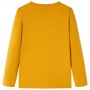 Children's long-sleeved t-shirt in ocher color 128 by , Kids T-shirts - Ref: Foro24-13267, Price: 8,34 €, Discount: %