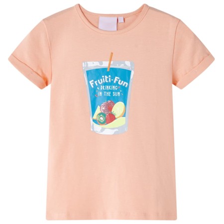 Camiseta infantil naranja claro 104 de , Camisetas para niños - Ref: Foro24-10605, Precio: 9,99 €, Descuento: %