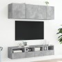 TV wall furniture 2 pcs concrete gray wood 40x30x30 cm by , TV Furniture - Ref: Foro24-836847, Price: 49,56 €, Discount: %