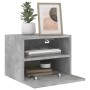 TV wall furniture 2 pcs concrete gray wood 40x30x30 cm by , TV Furniture - Ref: Foro24-836847, Price: 49,56 €, Discount: %