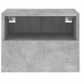 TV wall furniture 2 pcs concrete gray wood 40x30x30 cm by , TV Furniture - Ref: Foro24-836847, Price: 49,56 €, Discount: %