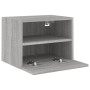 TV-Wandmöbel 2 Stück graues Sonoma-Holz 40x30x30 cm von , TV-Möbel - Ref: Foro24-836851, Preis: 50,99 €, Rabatt: %