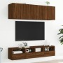 TV wall furniture 2 pcs brown oak wood 40x30x30 cm by , TV Furniture - Ref: Foro24-836853, Price: 52,99 €, Discount: %