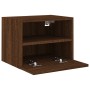 TV wall furniture 2 pcs brown oak wood 40x30x30 cm by , TV Furniture - Ref: Foro24-836853, Price: 52,99 €, Discount: %