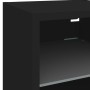 Wall-mounted TV cabinet with LED lights black 30x28.5x30 cm by , TV Furniture - Ref: Foro24-836975, Price: 33,83 €, Discount: %