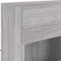 Wall-mounted TV cabinet with LED lights Sonoma gray 78.5x30x60.5 cm by , TV Furniture - Ref: Foro24-837104, Price: 68,22 €, D...