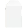 Wall TV cabinets with LED lights 2 pcs white 60x30x40 cm by , TV Furniture - Ref: Foro24-837184, Price: 85,69 €, Discount: %