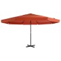 Sombrilla de jardín con palo de aluminio terracota 500 cm de vidaXL, Sombrillas - Ref: Foro24-44477, Precio: 271,99 €, Descue...