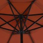 Garden umbrella with terracotta aluminum pole 500 cm by vidaXL, Umbrellas - Ref: Foro24-44477, Price: 270,98 €, Discount: %