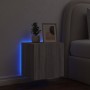 Mueble de TV de pared con luces LED gris Sonoma 40,5x35x40 cm de , Muebles TV - Ref: Foro24-837256, Precio: 43,84 €, Descuent...