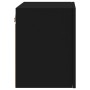 Black engineered wood wall TV cabinet 40.5x30x40 cm by , TV Furniture - Ref: Foro24-836898, Price: 39,30 €, Discount: %