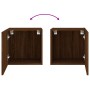 Muebles de TV de pared 2 uds madera marrón roble 40,5x30x40 cm de , Muebles TV - Ref: Foro24-836909, Precio: 58,99 €, Descuen...