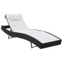 Sun loungers with table 2 units black textilene synthetic rattan by vidaXL, Loungers - Ref: Foro24-44894, Price: 310,61 €, Di...