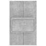 Wall bedside tables 2 units concrete gray by vidaXL, Nightstands - Ref: Foro24-810980, Price: 86,78 €, Discount: %