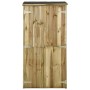 Caseta herramientas de jardín madera de pino 85x48x177 cm de vidaXL, Cobertizos - Ref: Foro24-45138, Precio: 269,96 €, Descue...