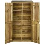 Caseta herramientas de jardín madera de pino 85x48x177 cm de vidaXL, Cobertizos - Ref: Foro24-45138, Precio: 269,96 €, Descue...