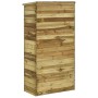 Caseta herramientas de jardín madera de pino 85x48x177 cm de vidaXL, Cobertizos - Ref: Foro24-45138, Precio: 269,96 €, Descue...