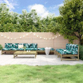 Garden furniture set 6 pieces impregnated pine wood by , Garden sets - Ref: Foro24-3186619, Price: 529,06 €, Discount: %