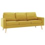 3 seater yellow fabric sofa by , Sofas - Ref: Foro24-288719, Price: 317,99 €, Discount: %