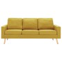 3 seater yellow fabric sofa by , Sofas - Ref: Foro24-288719, Price: 317,99 €, Discount: %